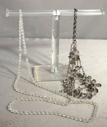 #42--Pair Of Vintage Glass Beads Necklaces