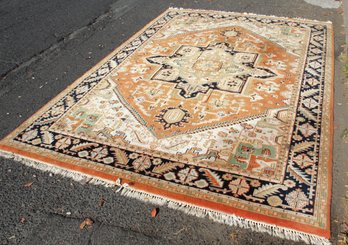 Vintage Oriental Rug  Rich Earth Tones  136' X 97'