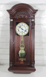 Howard Miller Wall Clock  Cherry Finish Pendulum Clock  34' H X 15' W X 8' D