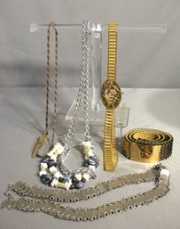 #35--group Lot Of Vintage Belts