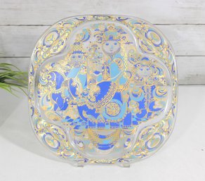 #6-Rosenthal Bjorn Wiinblad 1978 Three Kings Christmas Plate Glass Germany 11.25'