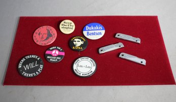 #28--Assorted Lot Of Vintage Pins And Pocket Knives