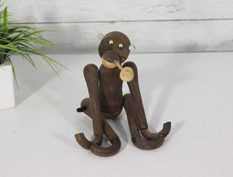 Vintage Kay Bojesen Teak Monkey Figurine  Danish Modern  9.5' H