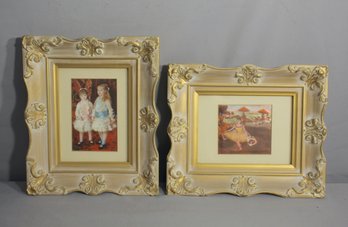 Pair Of Vintage Framed Prints-10' X 12'