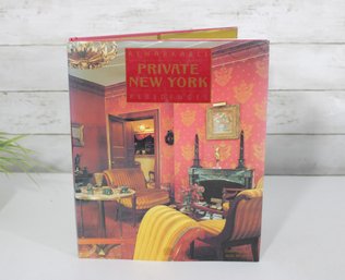 Remarkable Private New York Interiors  Hardcover Design & Architecture Book