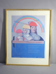 Worcester Art Museum Construction Junction Event Poster, Signed And Dated'