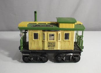 Jim Beam ~ Train Decanter ~Jersey Western Railway Yellow Caboose