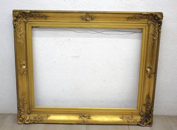 Vintage Gold-Tone Ornate Picture Frame'