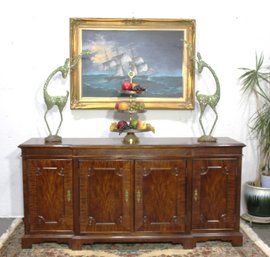 Century Furniture Mahogany Sideboard With Carved Details