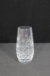 Cashs Ireland Cut Crystal Vase  Diamond Pattern  6' H