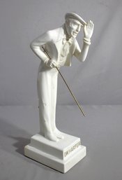 Vintage Hall China I.W. Harper Kentucky Bourbon Decanter - Gentleman With Top Hat & Cane