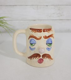 Vintage Pfaltzgraff Muggsy Sleepy Sam Mug Jug  Whimsical Face Stein  5 Tall