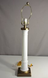 Vintage Neoclassical Opaline Table Lamp