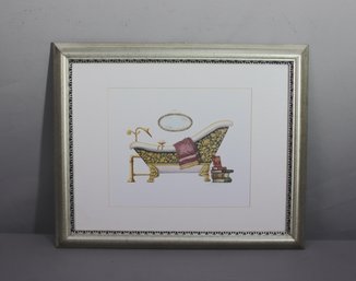 Decorative  Bathroom Print. Good Quality And Framed