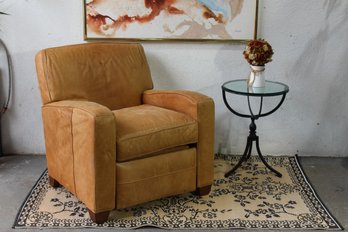 Luxurious Mitchell Gold & Bob Williams Leather Club Chair Recliner