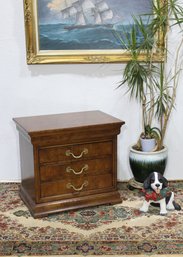 Henredon Charles X Collection Three-Drawer Nightstand/Side Table