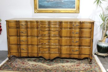 Vintage French Provincial 12-Drawer Dresser
