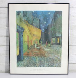 Framed Vincent Van Gogh Caf Terrace At Night Art Print  25' X 21'