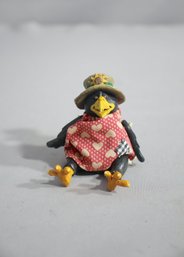 Vintage Russ Jointed Crow Shelf Sitter Figurine Small With Tags