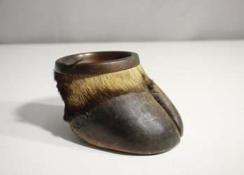 Vintage  Buffalo Hoof Ashtray