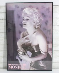 Framed Marilyn Monroe Poster Print  Classic Hollywood Glamour Portrait  36' X 24'