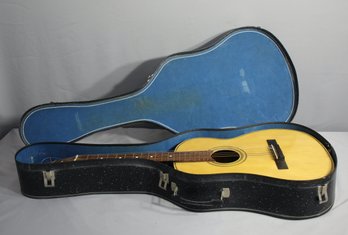 Vintage Tranquillo Giannini Model 6 Classical Acoustic Guitar & Hard Case