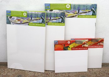 New Artists Loft Gallery Wrapped Canvas Lot  Set Of 5  Assorted Sizes  Sealed