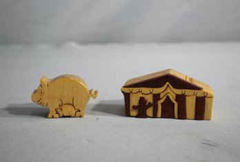 Pair Of Richard Rothbard Puzzle Boxes