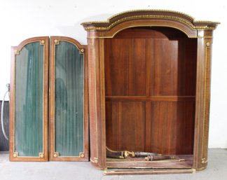 Antique French Louis XVI Style Display Cabinet With Gilt Bronze Mounts - For Restoration