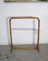 Vintage  Bamboo Rattan Towel Or Quilt Rack  36'H X 30'W