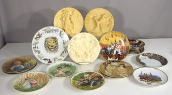 Vintage Collector Plate Lot  Norman Rockwell, Knowles, Hutschenreuther & More