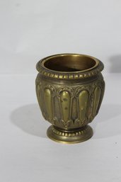 Vintage 4' Heavy Brass Decorative Vase