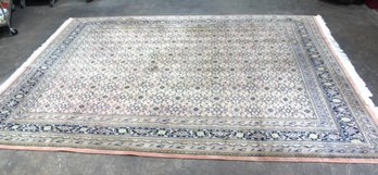 Large Persian-Style Area Rug - 143' X 106.5' - Soft Pastel With Intricate Patterns
