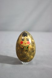 Vintage Russian Hand Painted Wooden Matryoshka Nesting Doll