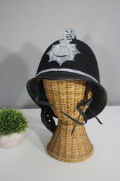 Vintage British Bobby Helmet  Queen Elizabeth II ER Crest  Christys London Police Hat