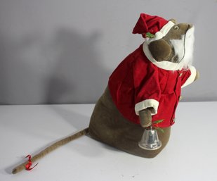 16' Santa Mouse Holiday Figurine - Festive Christmas Decor