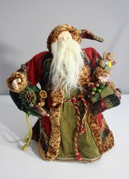 Vintage 16' Santa Claus Tree Topper - Rustic Holiday Decor