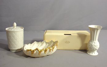 Lenox Porcelain Ensemble With Gilded Accents'