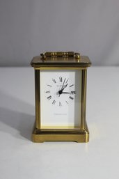 Tiffany & Co. Brass Carriage Clock  Commemorative Edition (1983) Untested