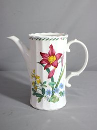 Mikasa Maxima Super Strong Fine China Summer Symphony Coffee Pot (no Lid)