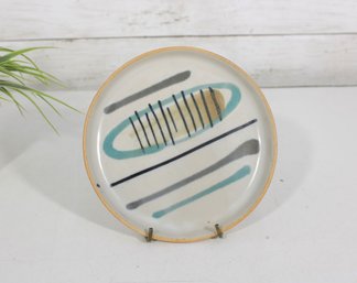 Bennington Potters Vermont Studio Plate  Mid-Century Modern Design  6.5' Round