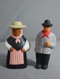 Spanish Traditional Dress Mujer Ibiza Y Hombre Ibiza Folk Art Figurines