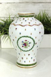 Haviland Limoges Vieux Paris Hand-Painted Porcelain Vase  9 Tall French Decorative Masterpiece