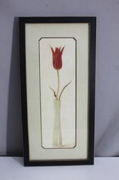 'Amy Melous Floral Print - Home Studio Genuine Wood Framed Artwork'