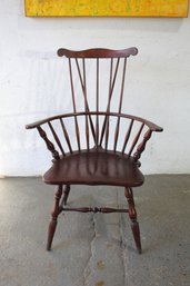 Vintage Windsor Style Wooden Armchair