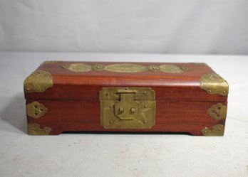 1920s China Wooden Jewelry Box,