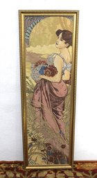 Alphonse Mucha 'Summer' Framed Print - Art Nouveau Style
