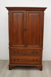 Lexington Media A/v Armoire - Inner Mounted Power Strip And Rear Punch-outs