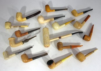 Vintage Assorted Smoking Pipe Collection  Group Lot