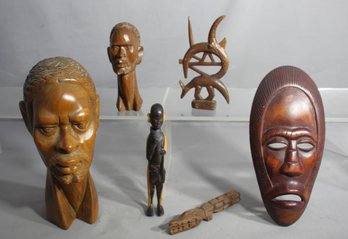 Exquisite Carved Wooden Artifact Collection